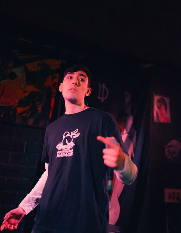 Imagen de Lucasss en el concierto de la Sala Arrebato, Zaragoza del 20 de febrero de 2026. Fotografía realizada por @rojaszvg